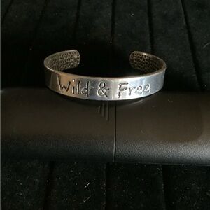 Bracelet Wild & Free Silver Tone Cuff